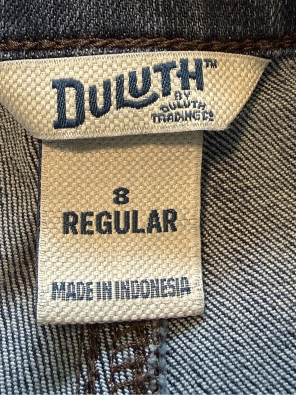 Duluth Trading Jeans Double Knee Denim Carpenter Jeans Women’s Size 8 Regular - Picture 8 of 15